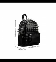 Black Studded Back Pack