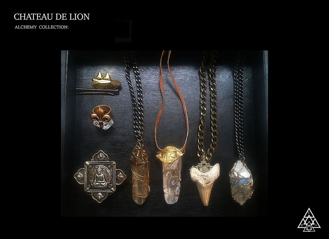 The Alchemy jewelry collection made by chateau de lion 