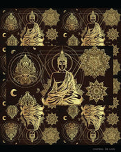 graphic for the buddha matrix hoodie made by chateau de lion cdl-hdy-bdha-mx-001