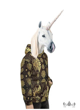 the buddha matrix hoodie made by chateau de lion side view cdl-hdy-bdha-mx-001