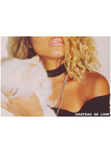 Egpytian Goddess isis pendant necklace stering silver  made by chateau de lion front view cdl-neck-isis-pnd-01