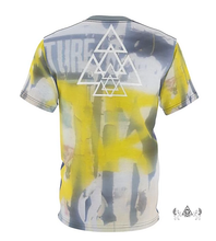 rise t shirt grafitti graphic made by chateau de lion back view cdl-tshrt-rise