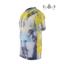 rise t shirt grafitti graphic made by chateau de lion left side view cdl-tshrt-rise