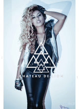 the silver cyber punk vest jacket made by chateau de lion front view cdl-slvr-vst-ho-01