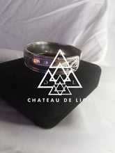 shiva protection bracelet in sterling silver side view made by chateau de lion.   cdl-bclt-shva-01