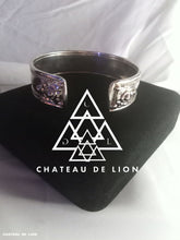 shiva protection bracelet in sterling silver side view made by chateau de lion.   cdl-bclt-shva-01