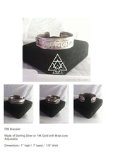 shiva protection bracelet in sterling silver multiple views made by chateau de lion.   cdl-bclt-shva-01