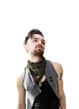 the classic jean vest made of fine italian denim , made by chateau de lion