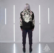 Punk Girl graffiti Hoodie by Chateau De Lion featuring luxury fashion design worn by male model