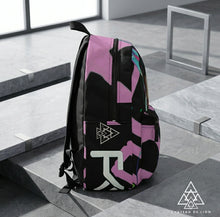 RVR GRL baby pink backpack with cyber punk vibes by Chateau De Lion