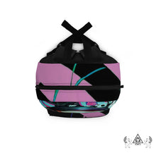 RVR GRL baby pink backpack with cyber punk vibes by Chateau De Lion