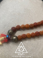 shiva mala necklace close up view of beads made by chateau de lioncdl-mla-shva-001