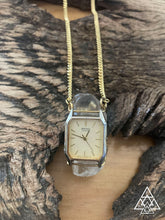 time crystal quartz crystal amulet necklace by chateau de lion front viewcdl-neck-tm-001